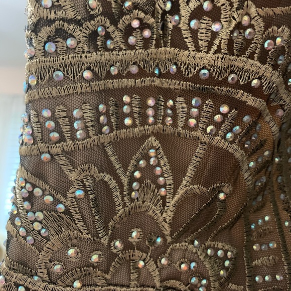 Ed Young Black and Gold Dress - Picture 5 of 7